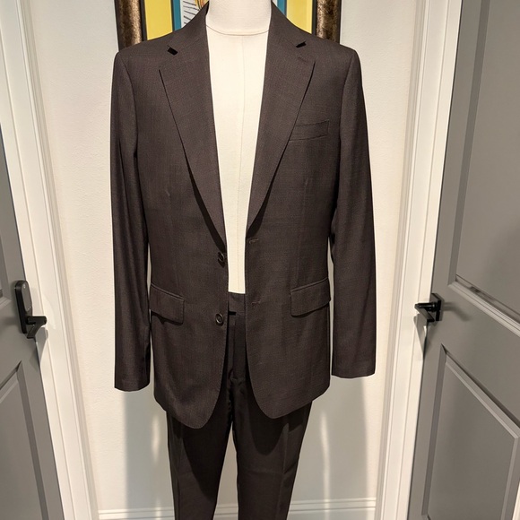 Banana Republic Other - Banana Republic Rich Brown Luxury Suit 100% Wool